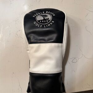 Pebble Beach Black and White Golf Headcover